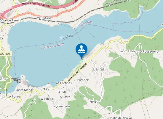 Map of Embalse De Castrelo Castrelo De Mi?O Pm1