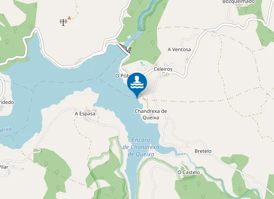 Map of Embalse Chandrexa Chandrexa De Queixa Pm1