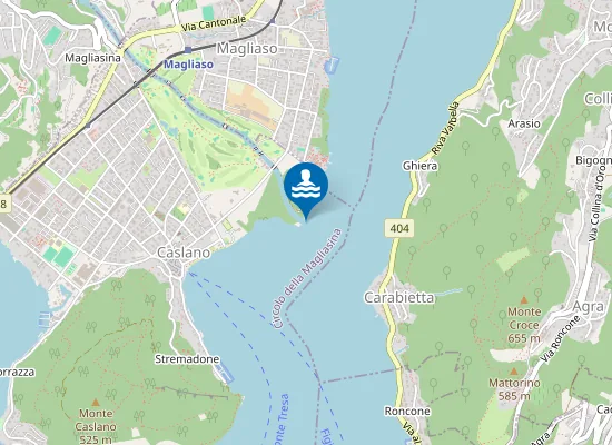 Map of Foce Magliasina