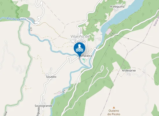 Map of RIO R?O CENZA VILARI?O DE CONSO PM1