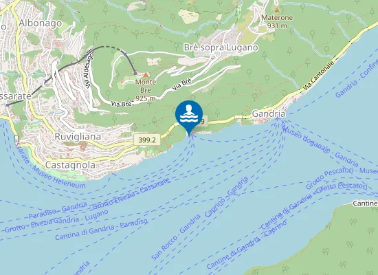 Map of Albergo Elvezia Al Lago
