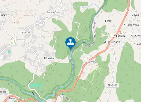 Map of RIO DE CALVELO COTOBADE PM1