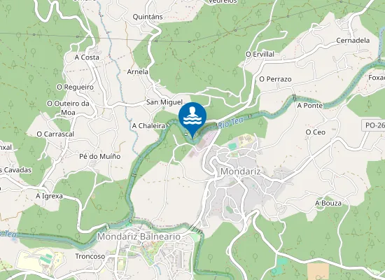 Map of RIO TEA MONDARIZ PM3