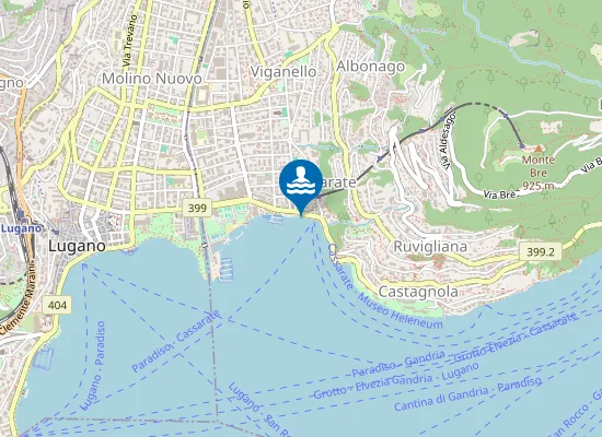 Map of Albergo Villa Castagnola