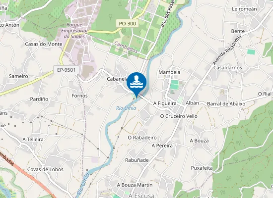 Map of Rio Umia Ribadumia Pm1