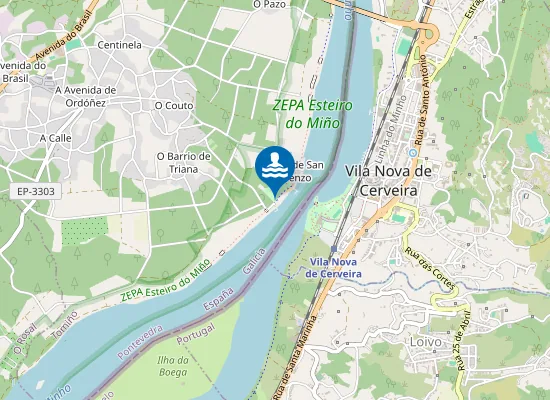 Map of Desembocadura Rio Mi?O Tomi?O Pm1