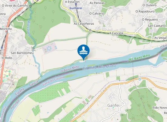 Map of Desembocadura Rio Mi?O Tui Pm2