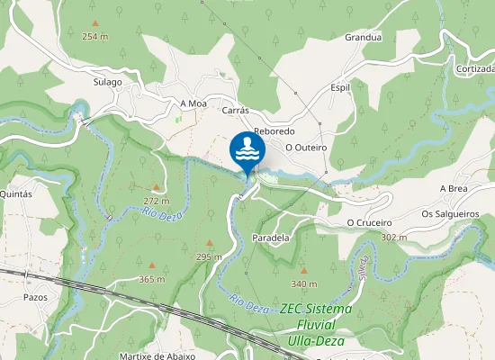 Map of RIO DEZA VILA DE CRUCES PM1