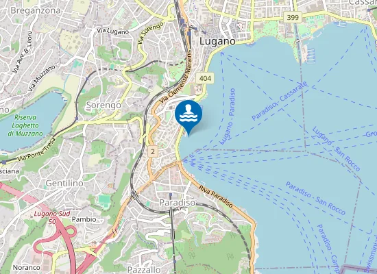 Map of Bagno Pubblico Riva Caccia