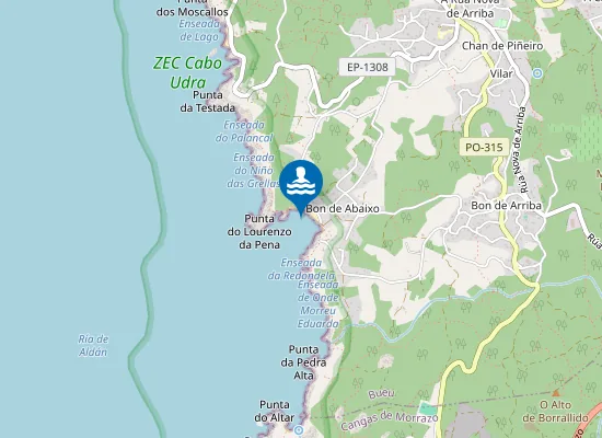 Map of PLAYA AREA DE BON PM1