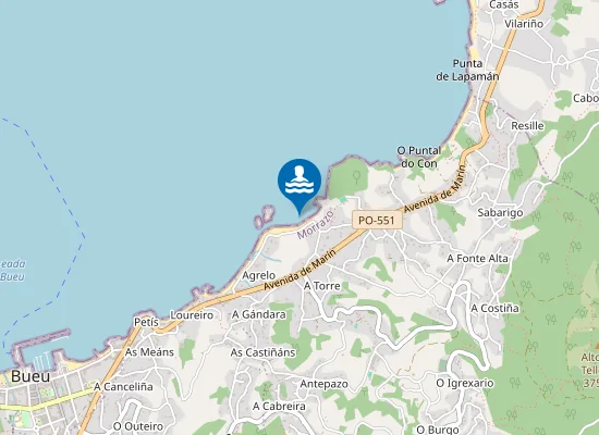 Map of PLAYA PORTOMAIOR PM1