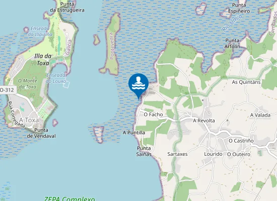 Map of PLAYA O FACHO PM1