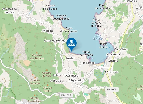 Map of PLAYA ARNELES PM1