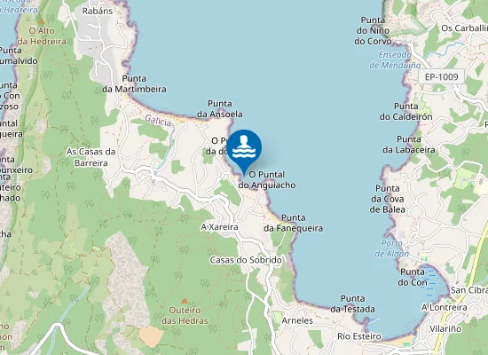 Map of PLAYA CASTI?EIRA - CANGAS PM1