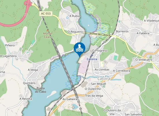 Map of RIO ULLA CATOIRA PM2