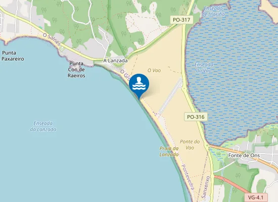 Map of PLAYA A LANZADA-O GROVE PM4