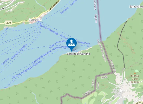 Map of SPIAGGIA DELLE CANTINE