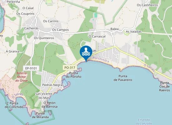 Map of PLAYA AREA DA CRUZ PM1