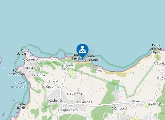 Map of PLAYA AREA GRANDE - GROVE PM1