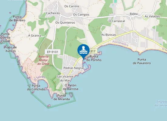 Map of PLAYA SEIXELI?O PM1