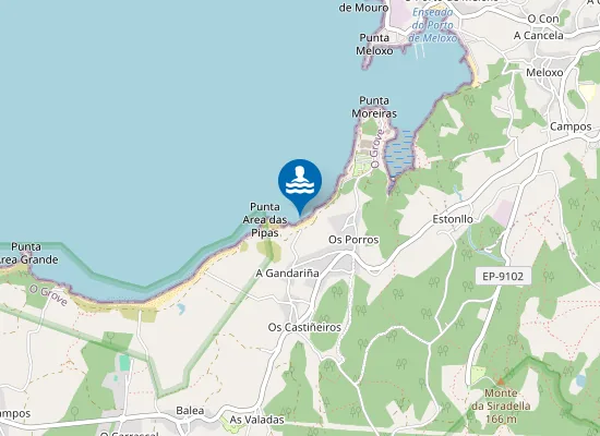 Map of PLAYA AREA DE REBOREDO PM1