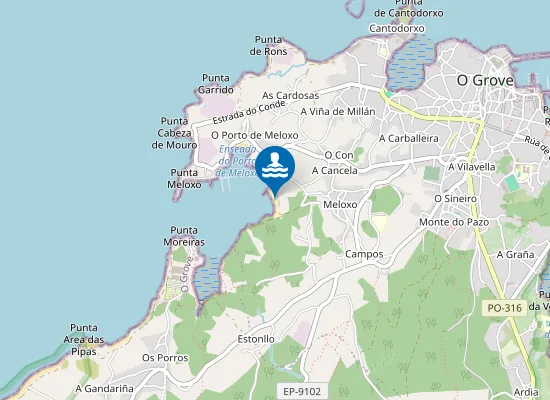 Map of PLAYA LOBAXEIRA PM1