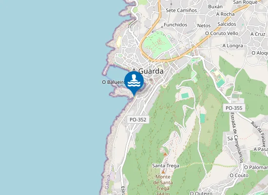 Map of PLAYA O CARREIRO - GUARDA PM1