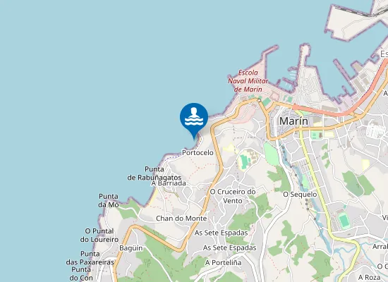 Map of PLAYA PORTOCELO - MARIN PM1