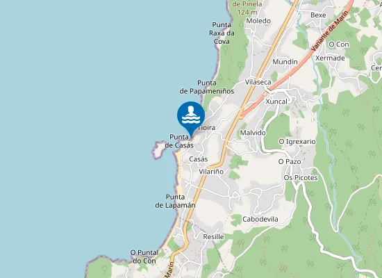 Map of PLAYA SANTO DO MAR - A COVI?A PM1