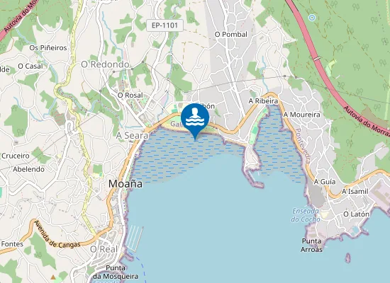 Map of PLAYA A XUNQUEIRA PM1