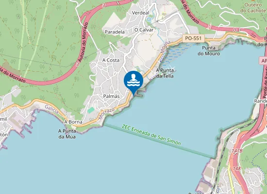 Map of PLAYA O PORTO - MOA?A PM1