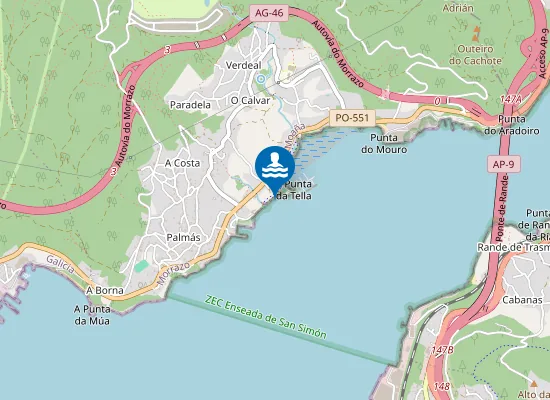 Map of PLAYA SOBREIRA PM1