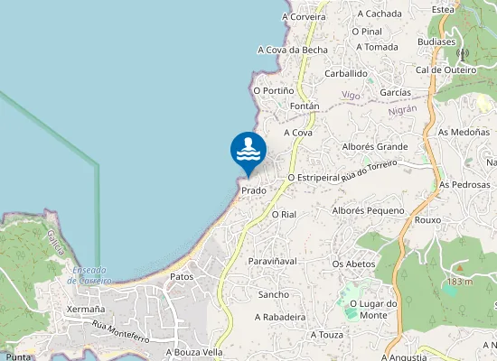 Map of PLAYA AS CANAS PM1