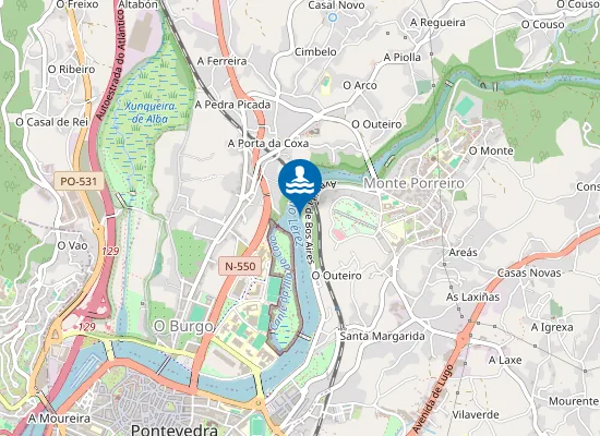 Map of RIO L REZ PONTEVEDRA PM1