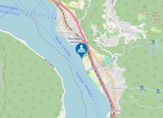 Map of Campeggio Monte Generoso