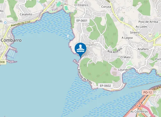 Map of PLAYA CAMPELO - POIO PM1