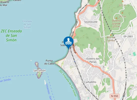 Map of PLAYA CESANTES PM2