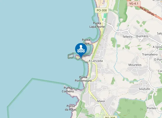 Map of PLAYA NUESTRA SE?ORA DA LANZADA PM1