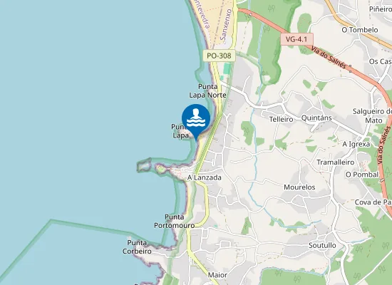 Map of PLAYA AREAS GORDAS PM1