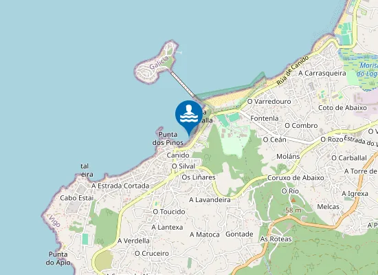 Map of PLAYA CANIDO PM1