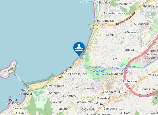 Map of PLAYA CALZOA PM2