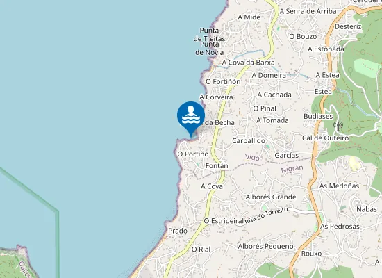 Map of PLAYA O PORTI?O - VIGO PM1