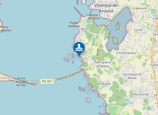 Map of PLAYA PASAXE-O BOTE PM1