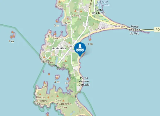 Map of PLAYA LAVANQUEIRA PM2