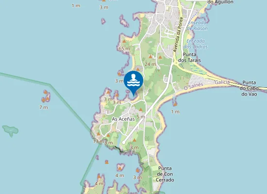 Map of PLAYA ESPI?EIRO PM1