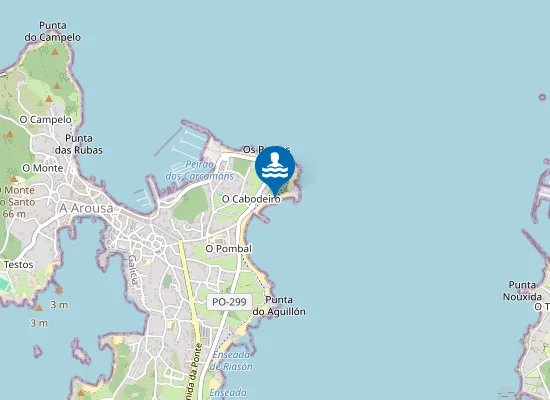 Map of PLAYA CABODEIRO PM1