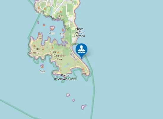 Map of PLAYA XASTELAS PM1