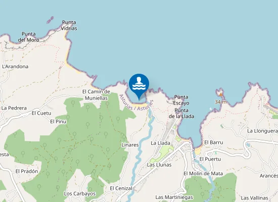 Map of PLAYA DE BAHINAS PM1