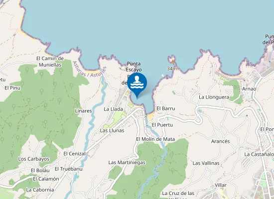 Map of PLAYA SANTA MAR?A DEL MAR PM1