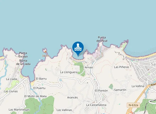 Map of PLAYA ARNAO PM1